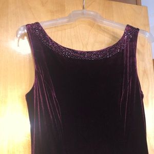 Jessica Howard Burgundy Gown